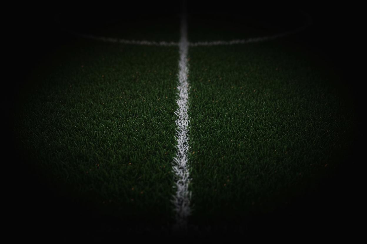 Doppio gradiente forte erba campo