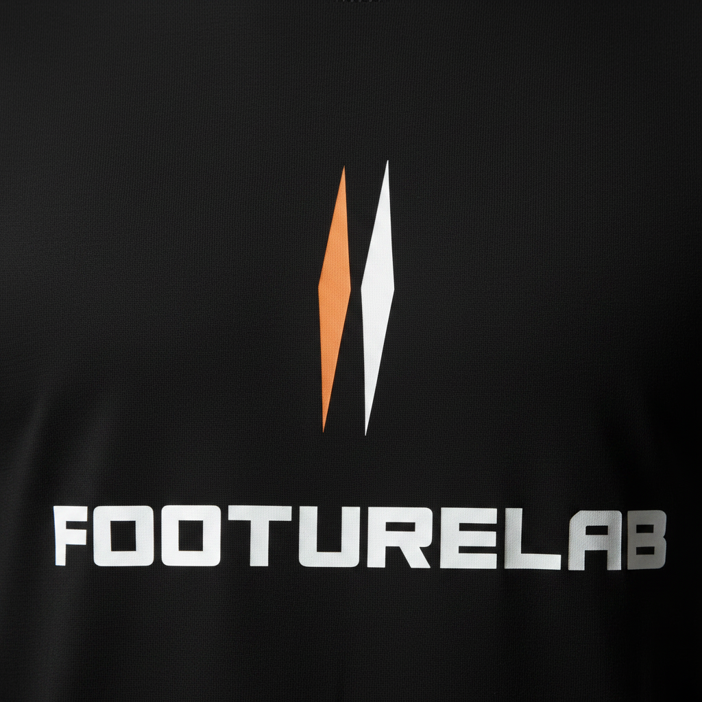 Footurelab T-Shirt dettaglio tessuto e logo
