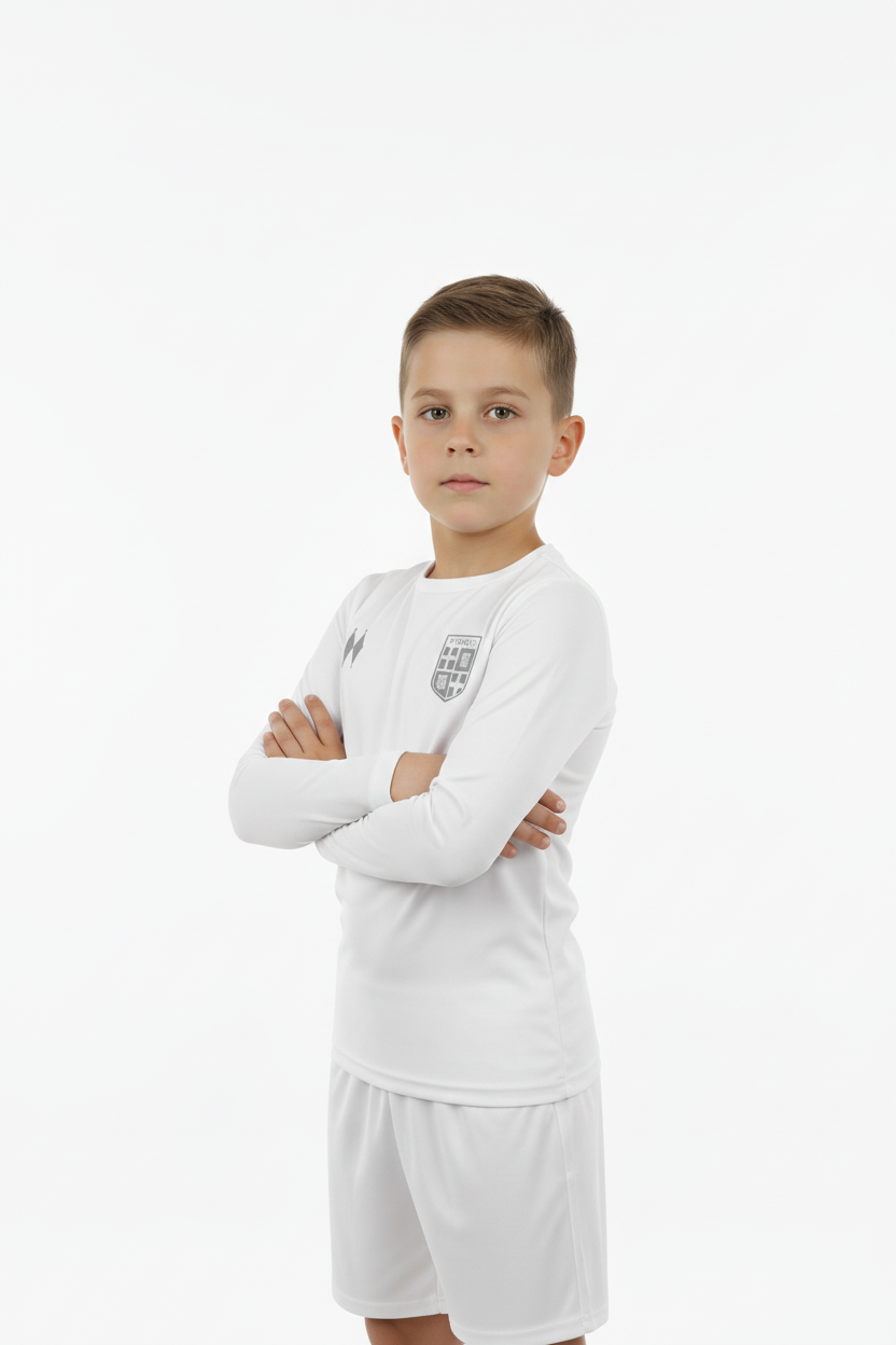 Maglia termica senza logo sulla spalla