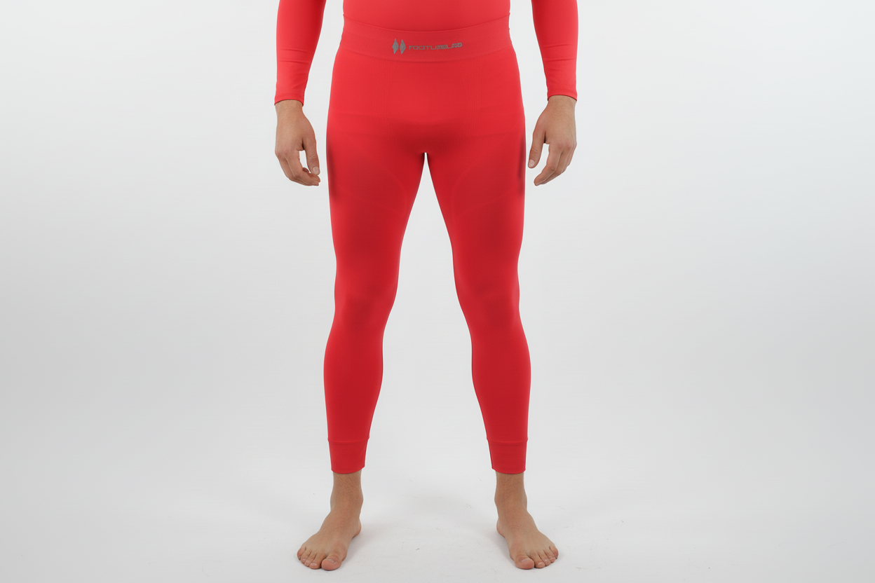Pantalone termico rosso