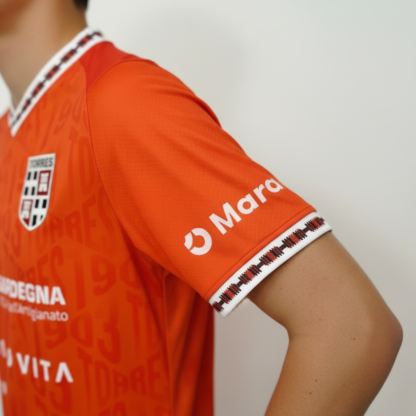 Ragazzo con maglia Torres vista laterale