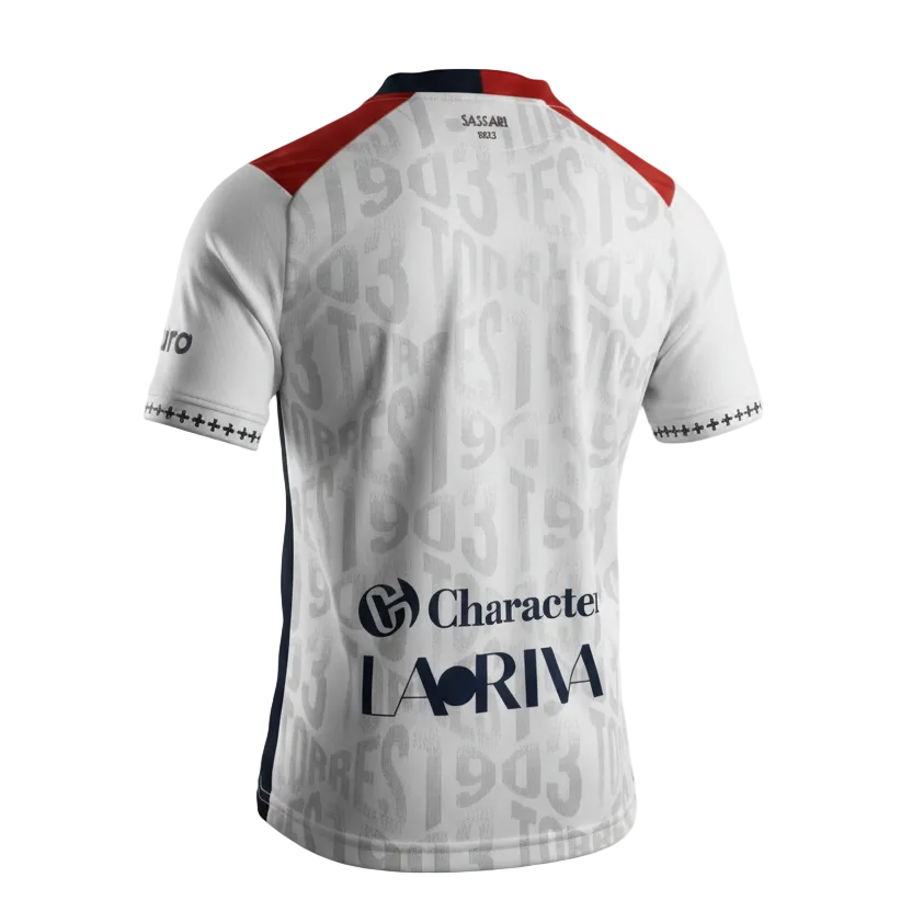 Retro Maglia Torres Bianca Senza Manichino